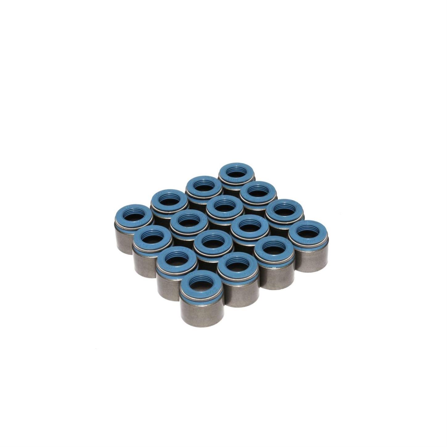 COMP Cams 51716 Valve Stem Seals, PTFE, .500 Inch, .342 Inch, Set/16