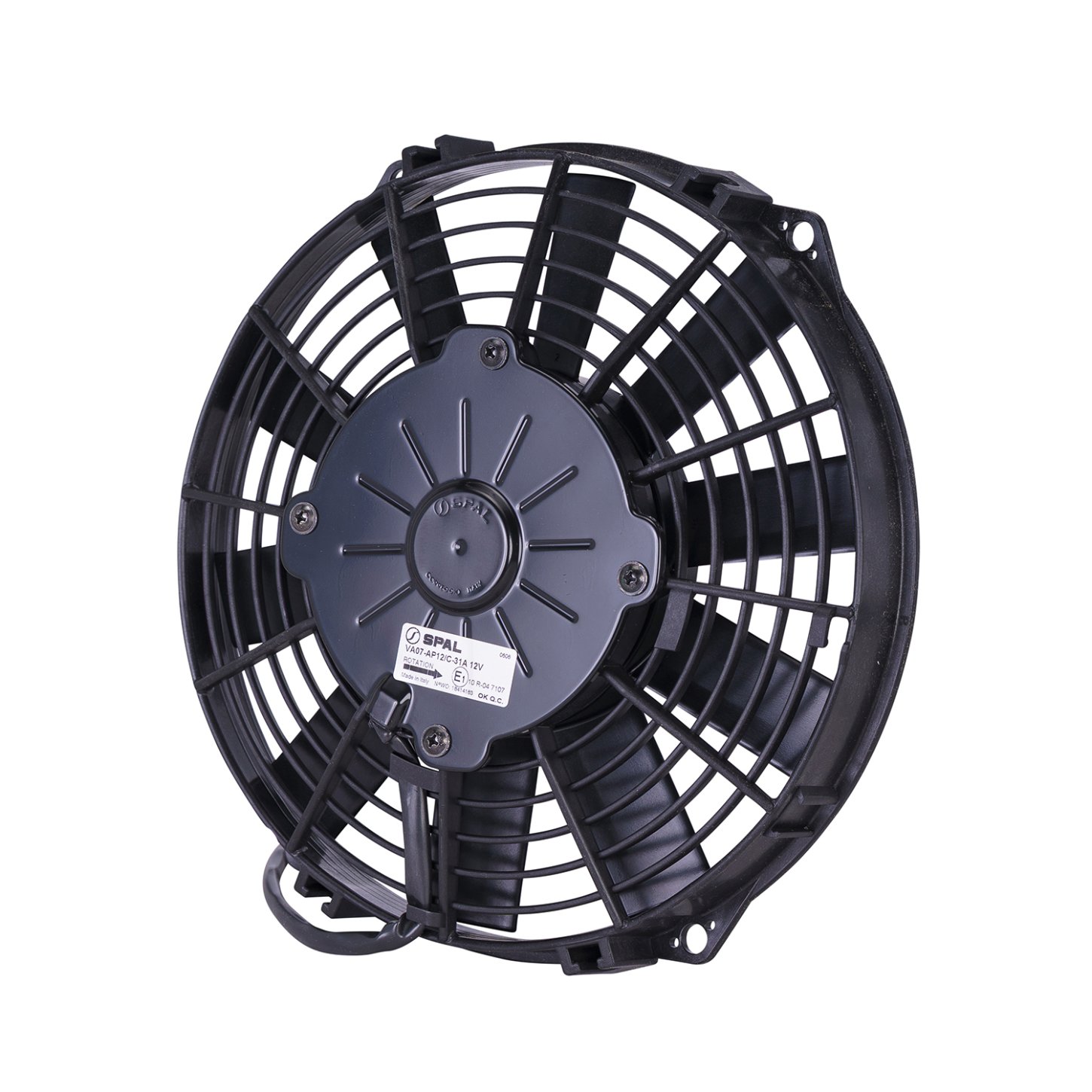 SPA30100392 9 in. 12V Puller Straight Blade Low Profile Fan, 590 CFM