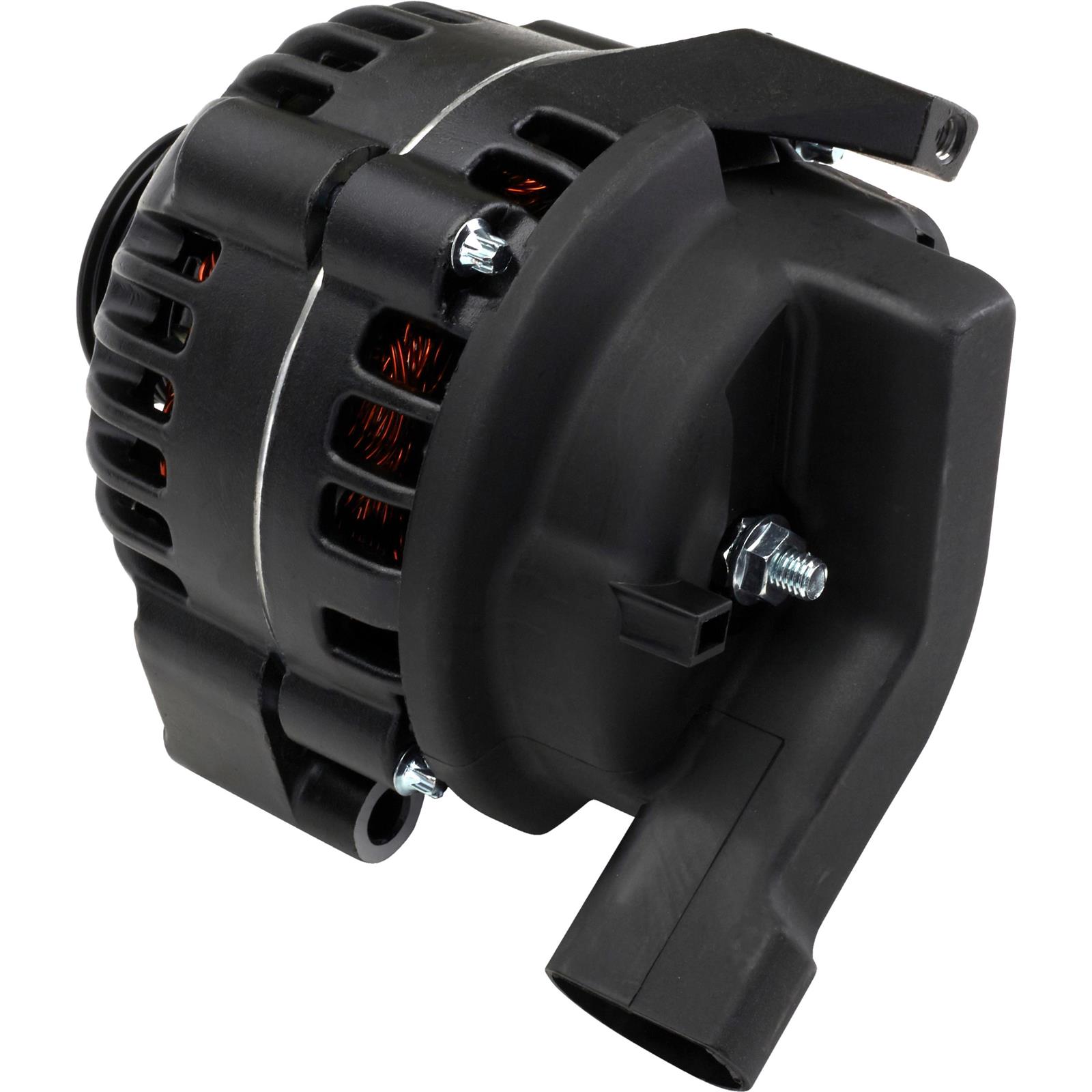 GM CS130D Style High Output 180 Amp All Black Alternator