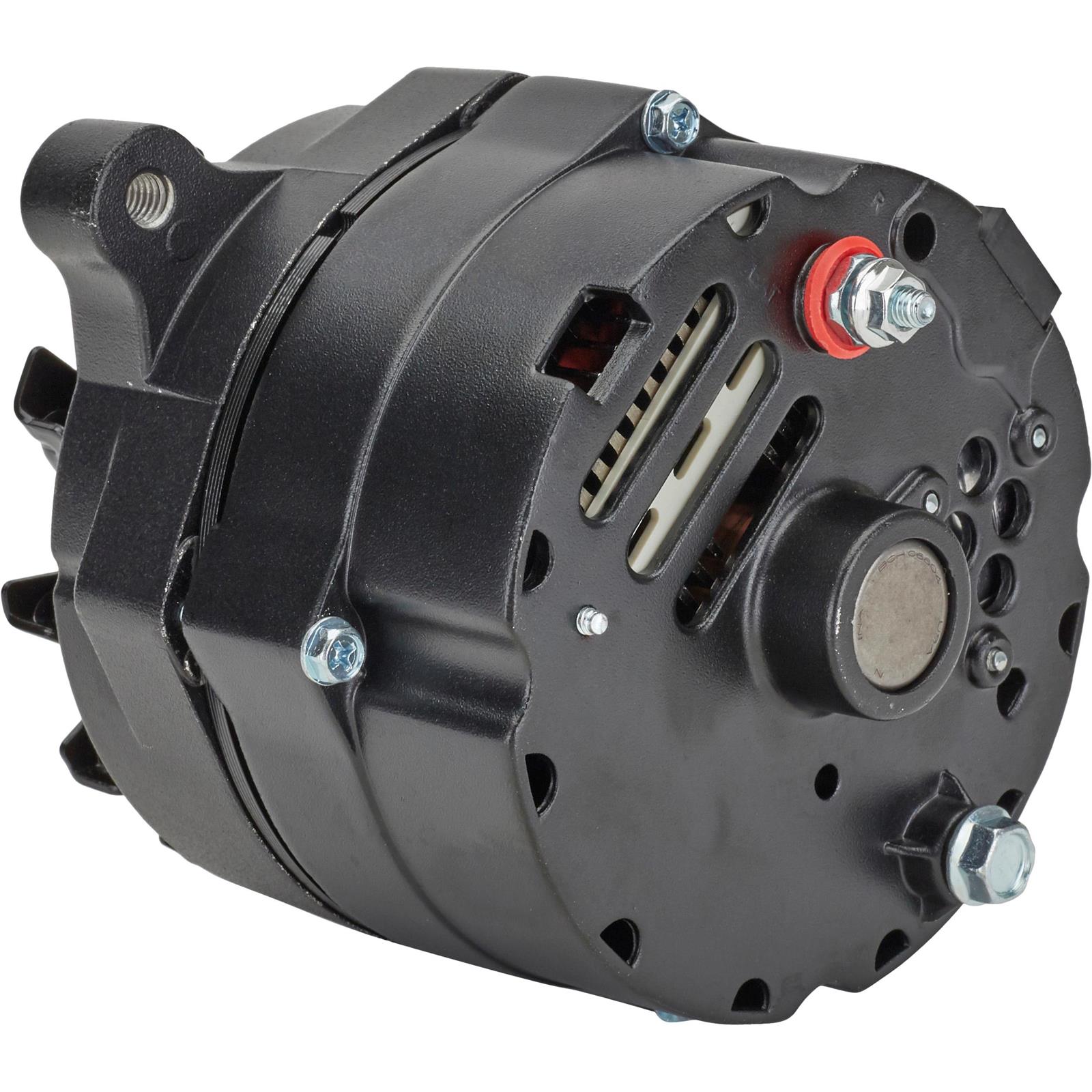Ford 1G Style 110 Amp 1 Wire Alternator, Black