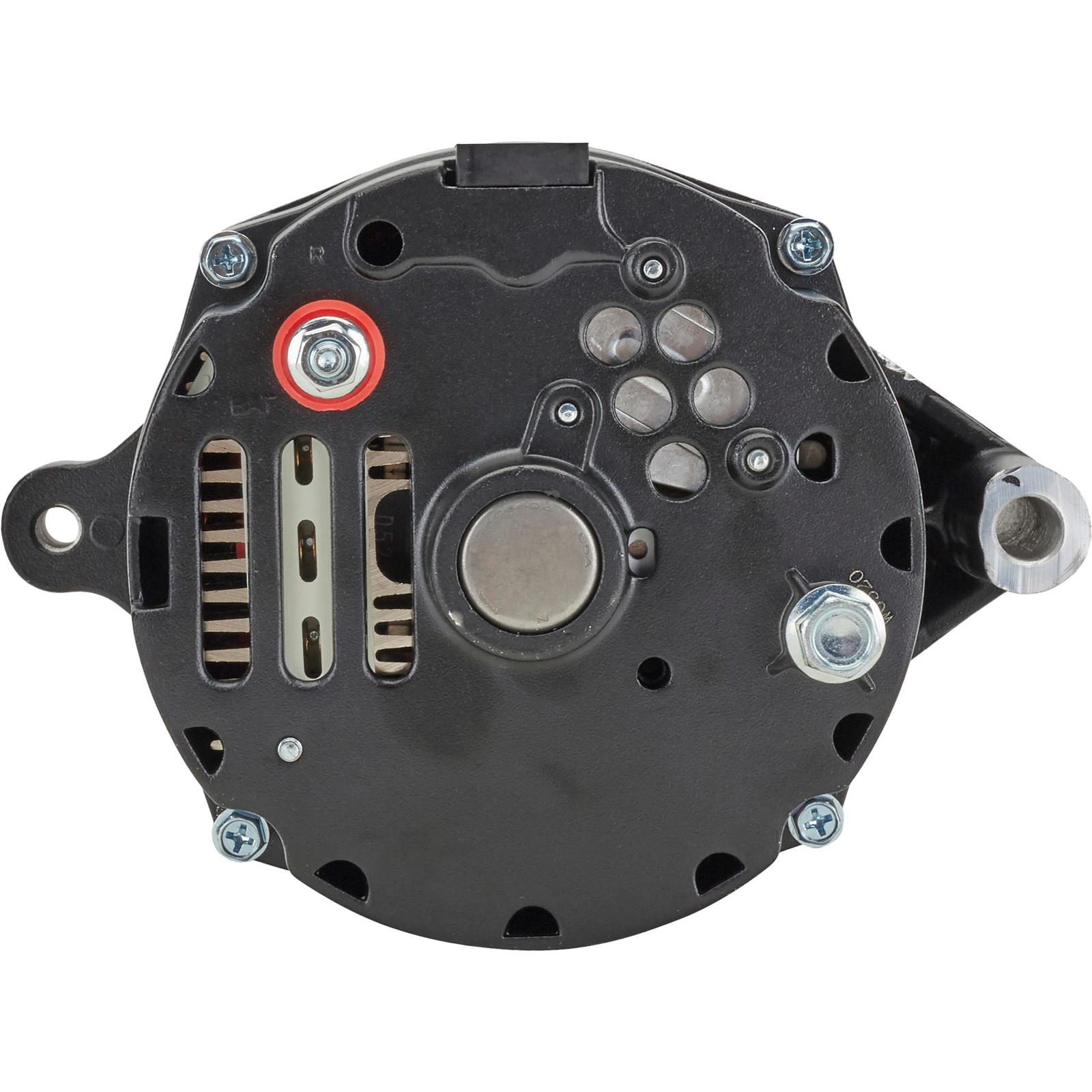 Ford 1G Style 110 Amp 1 Wire Alternator, Black