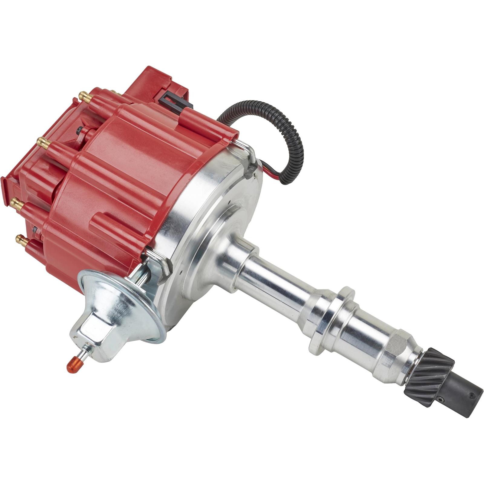 Speedway Motors Pontiac V8 HEI Distributor, Red