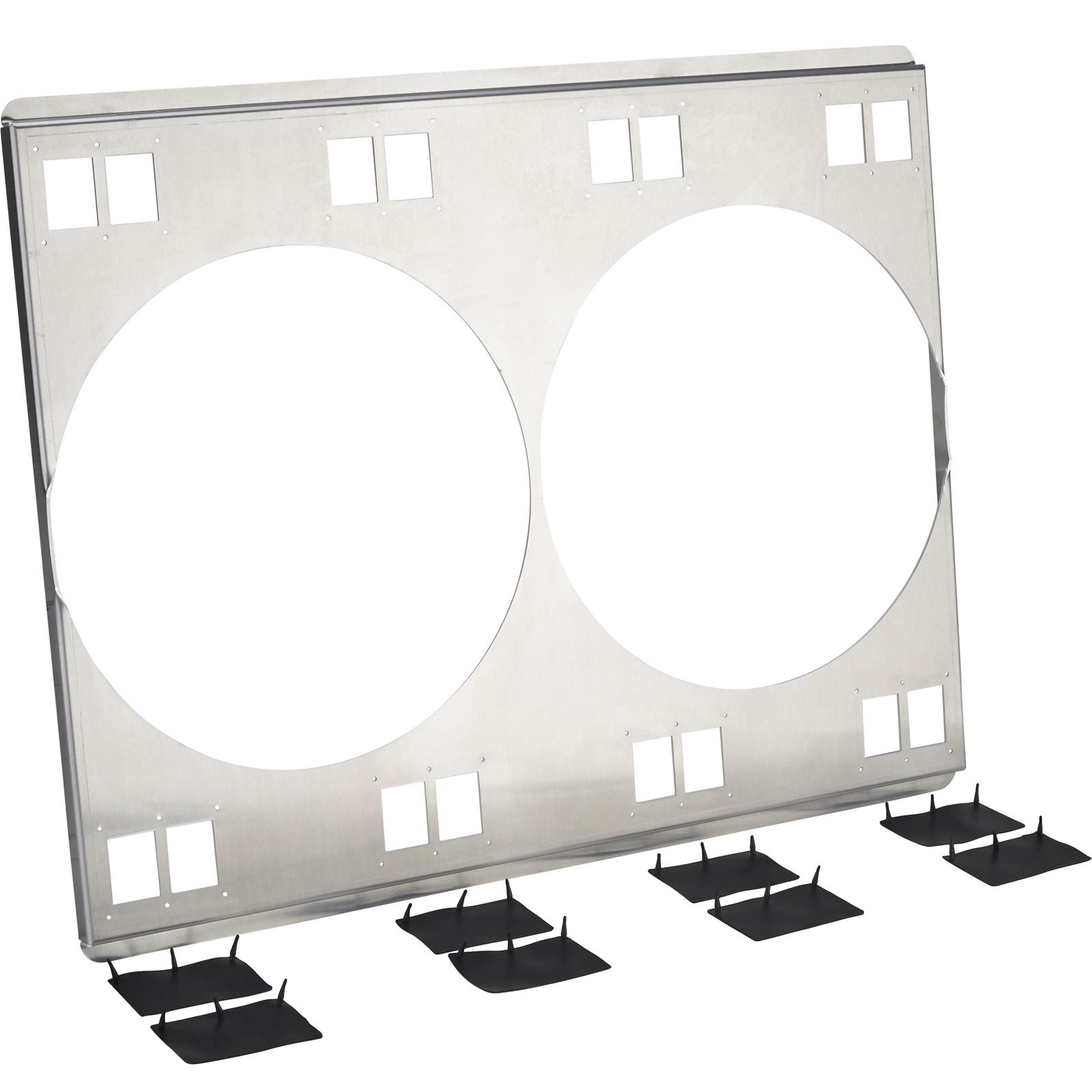 Aluminum Fan Shroud for 28 Inch Radiator, Dual Electric Fans