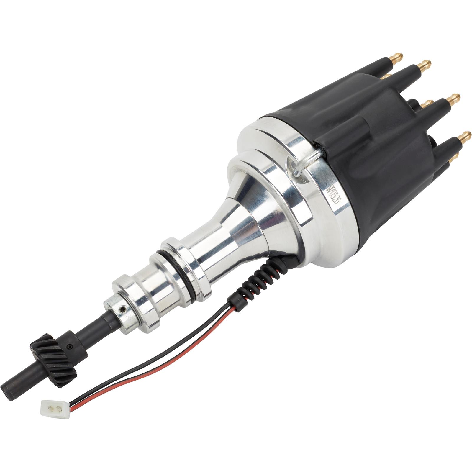 Pro Series Billet Distributor, Vacuum Advance, SBF 289/302, Black