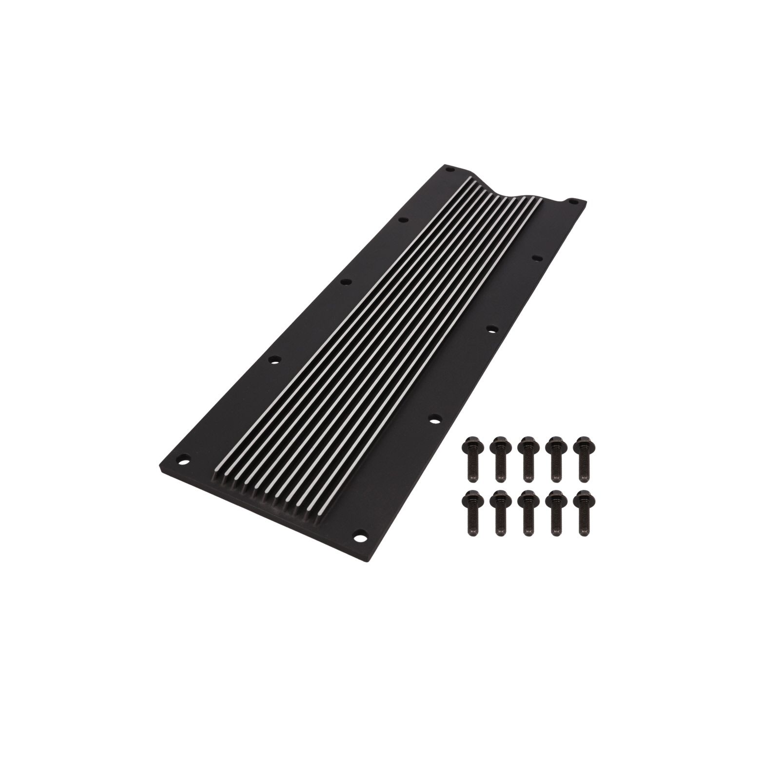 LS1/LS6 Finned Lightweight Aluminum Engine Valley Cover, Black