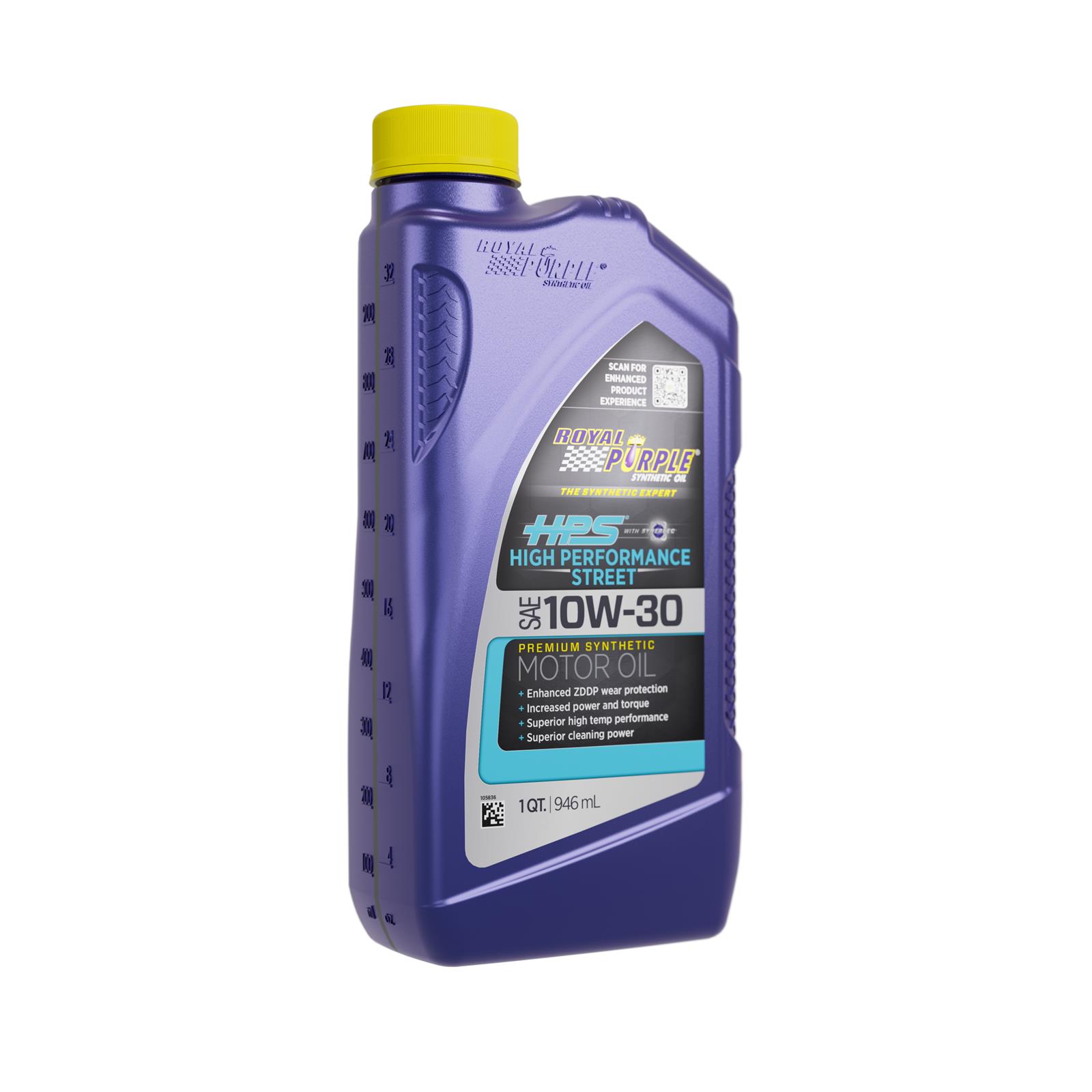 Royal Purple HPS 10W30 High Performance Engine Oil, 1 Quart