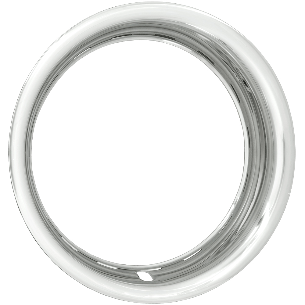 Wheel Vintiques 3002A1 Trim Ring, 15x2.96 Inch Round, Stainless