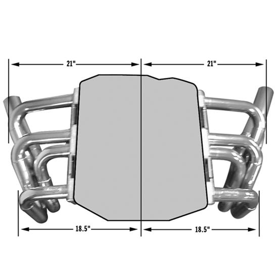 sbc downswept dragster headers