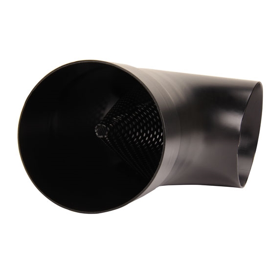 Dynatech® Vortex Exhaust Turn Down with 4 Inch Cone