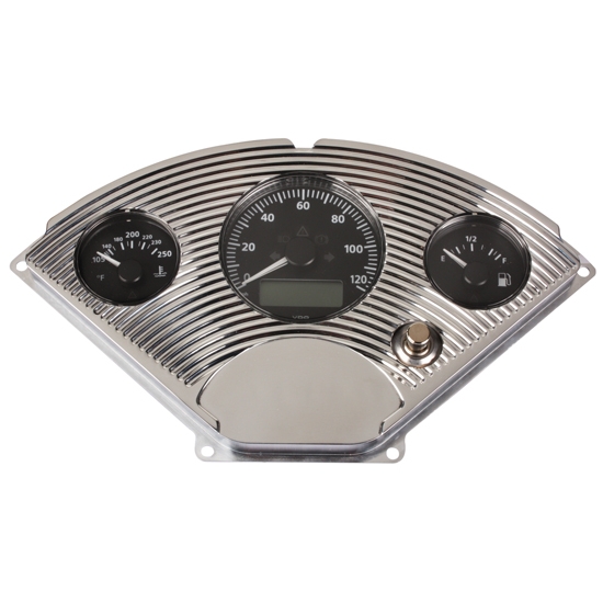 VDO A2C59519684 195556 Chevy Dash Insert w/ Onyx Viewline Gauges