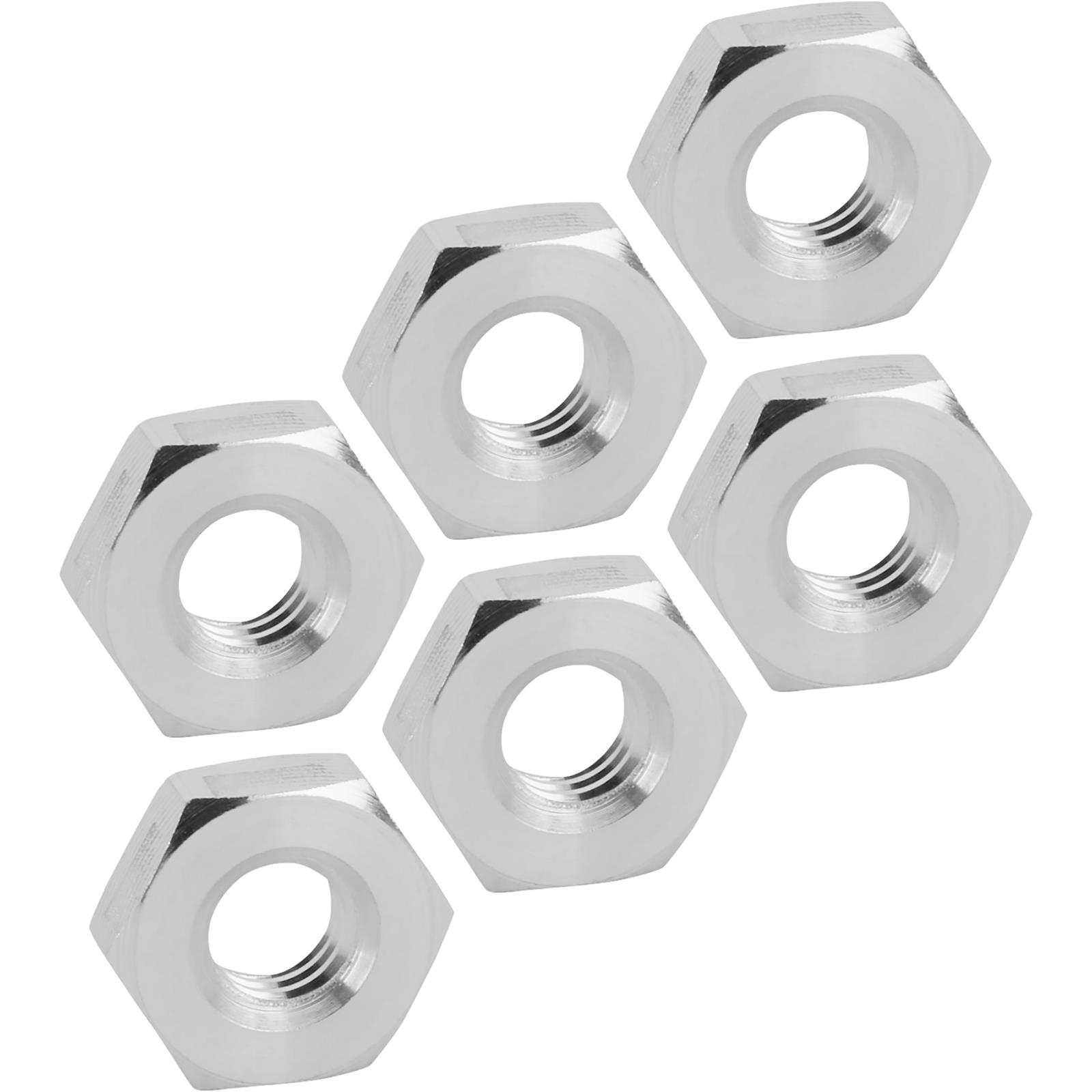 Aluminum Jam Nuts, 10-32 RH, Pack/6
