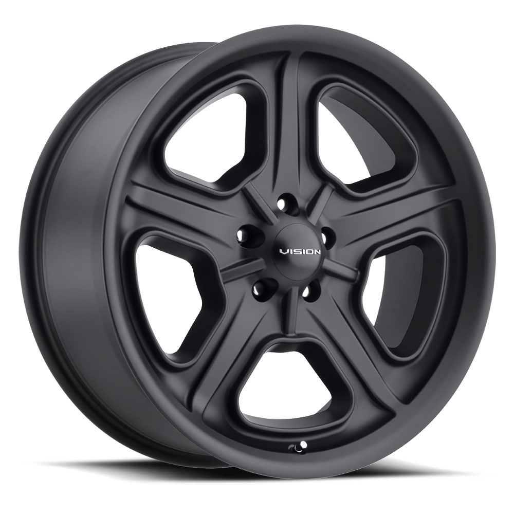 148in Wheel Vision 147-5873SB0 American Muscle 147 Daytona Wheel, 15X8