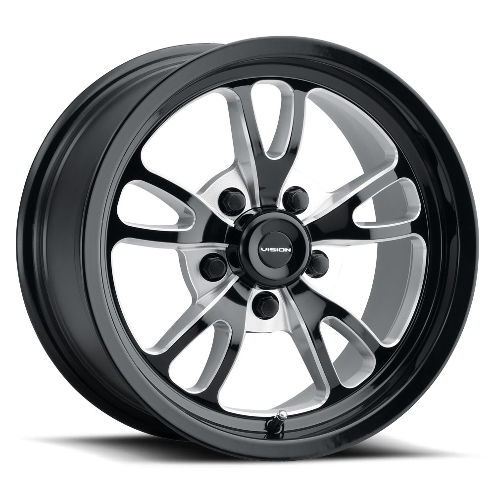 149-7461B-24 5 x 4.7 mm 149 Wheel Rim - Gloss Black Milled Spoke