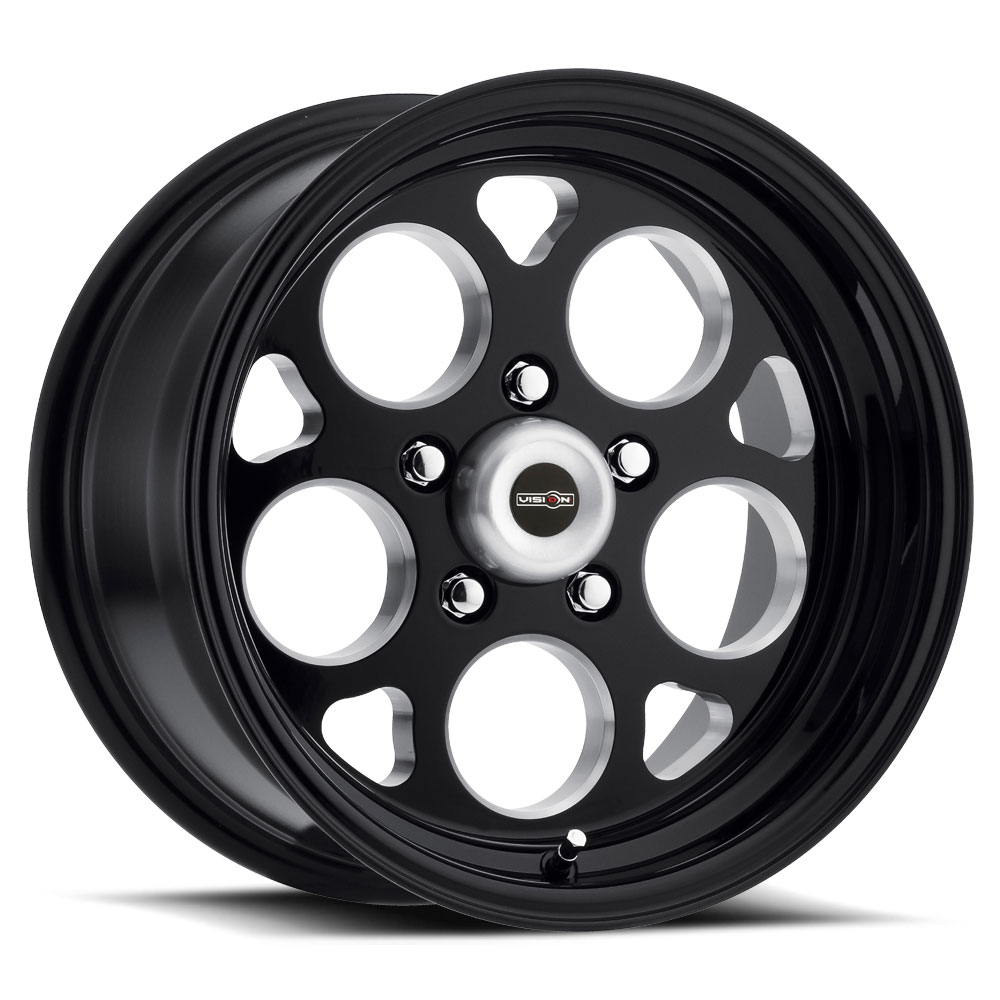 561-5865B0 5 x 114.3 mm 561 Sport Mag Wheel Rim - Gloss Black Milled Spoke