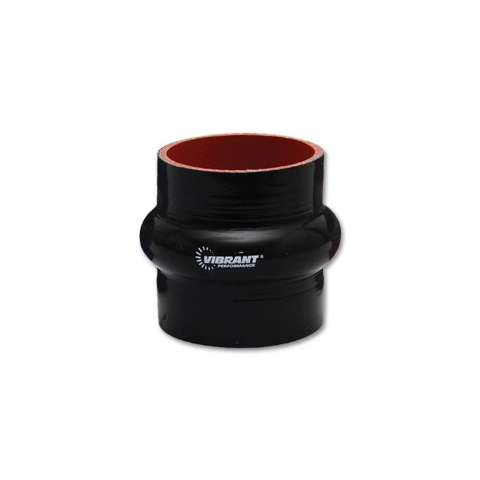 Vibrant 2734 Hump Hose Coupler, 3 X 3 Inch, 35 PSI, Black