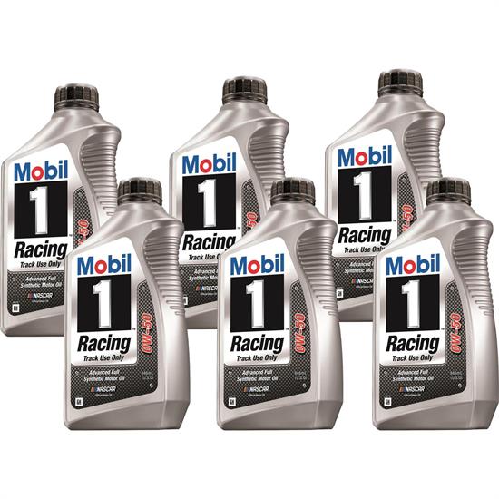 Mobil1 104145 Racing Engine Oil, 0W50, 6 Quarts
