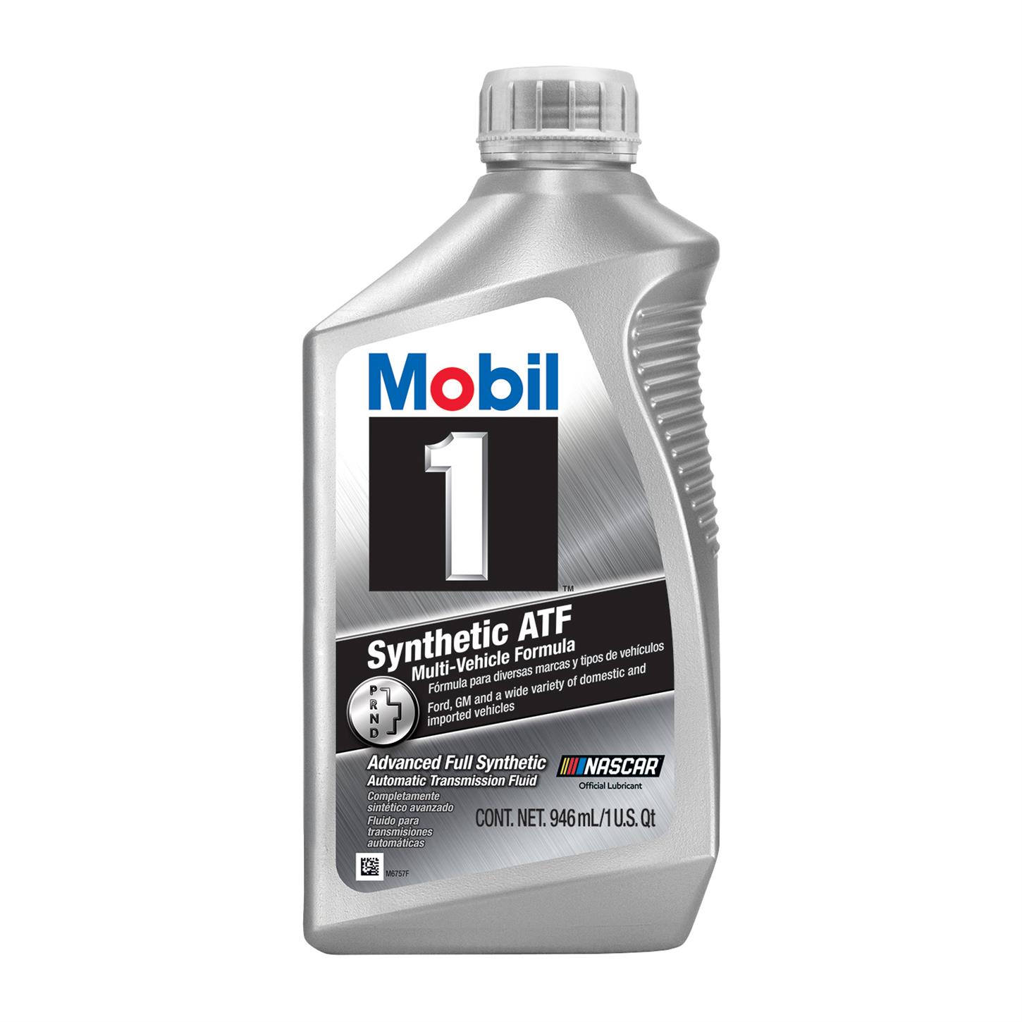 Mobil 1 Synthetic Automatic Transmission Fluid, 1 Qt, Case of 6