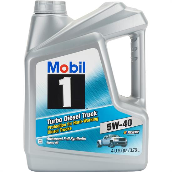 Mobil 1 Turbo Diesel Truck 5W-40 Full Synthetic Motor Oil, 3 Gal