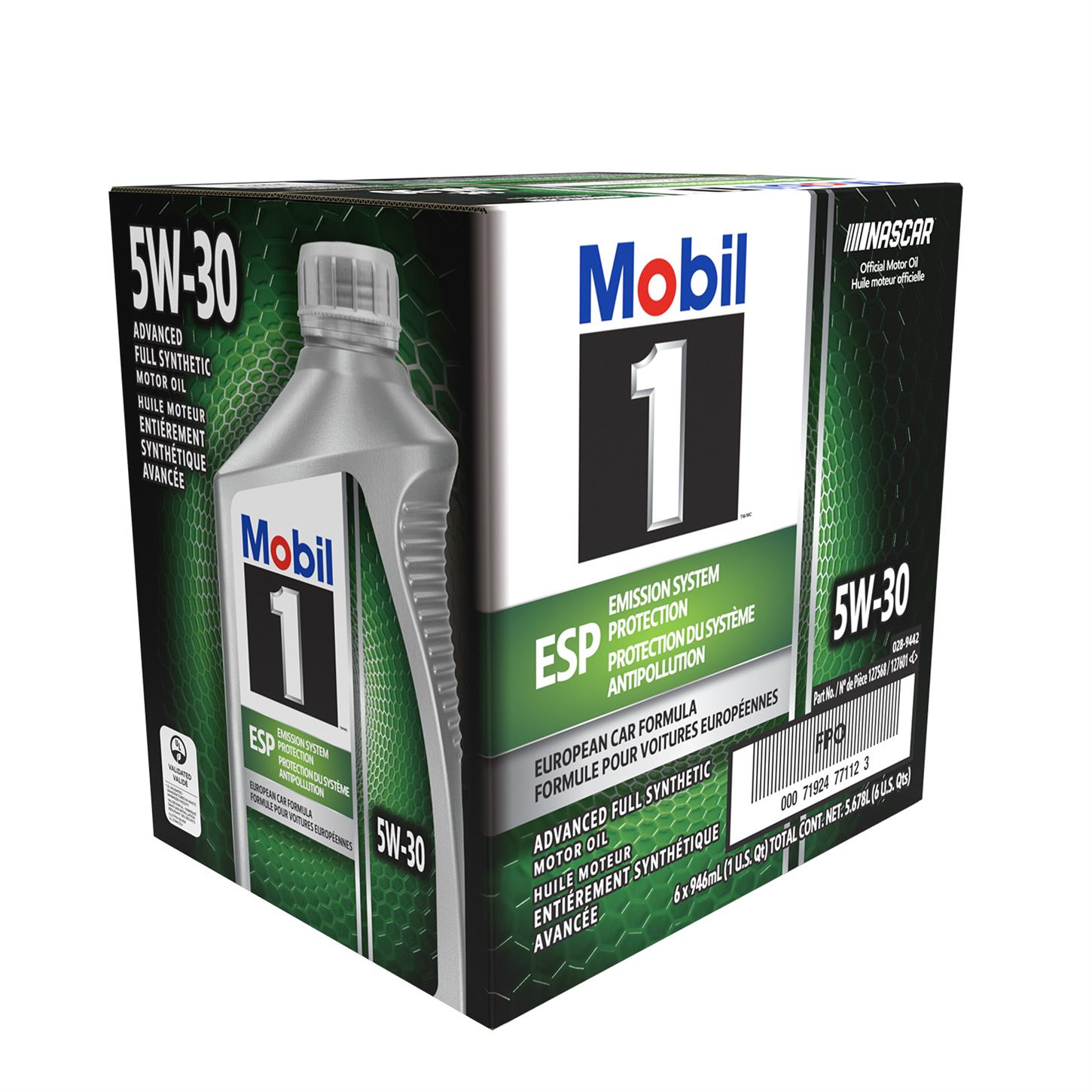 Mobil1 0W-40 6U.S.Qt (モービル1 0W-40）（S660のオイル