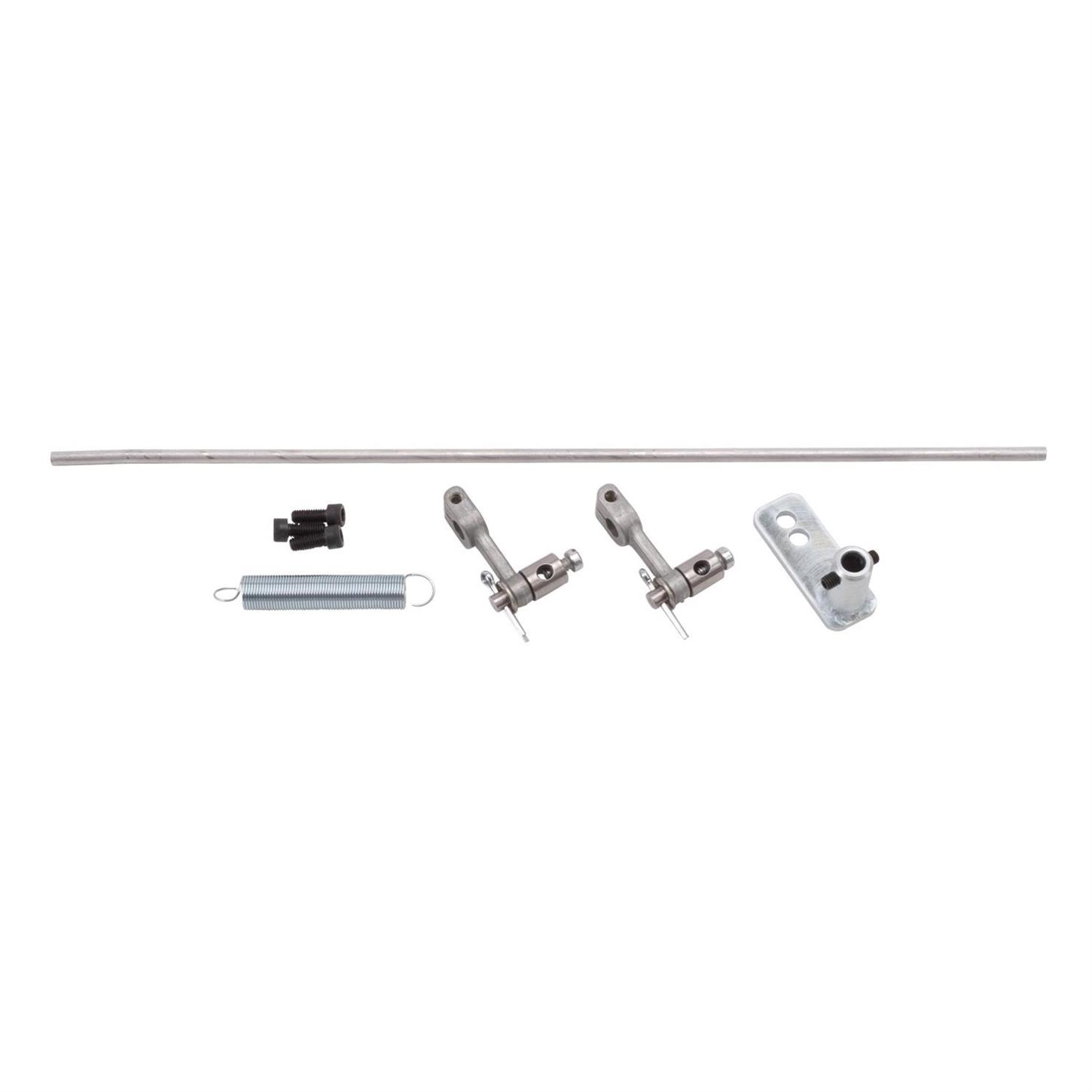 Edelbrock 1032 94 Carb Throttle Linkage Rod Kit, Dual Carb, Standard