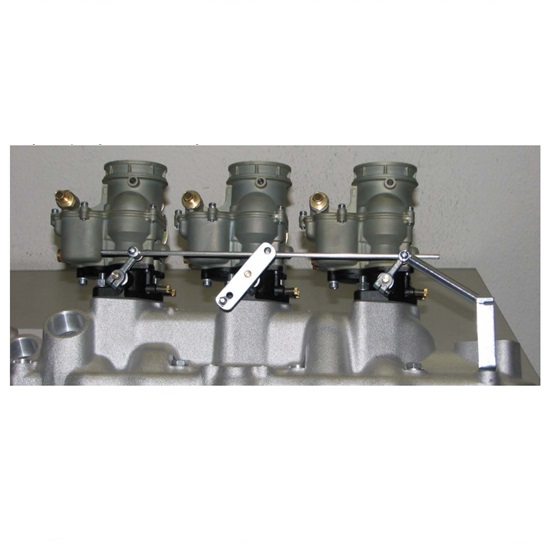 Edelbrock 1034 94 Carb Throttle Linkage Rod Kit, Triple Carb, Standard