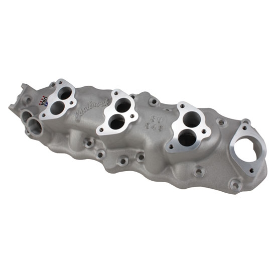 Edelbrock 1109 Edelbrock Intake Manifold Ford Flathead Triple Deuce 49-53 main image 0