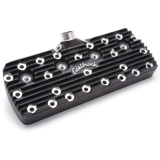 Edelbrock 11273 Aluminum Cylinder Head, 193848 Ford Flathead Blk