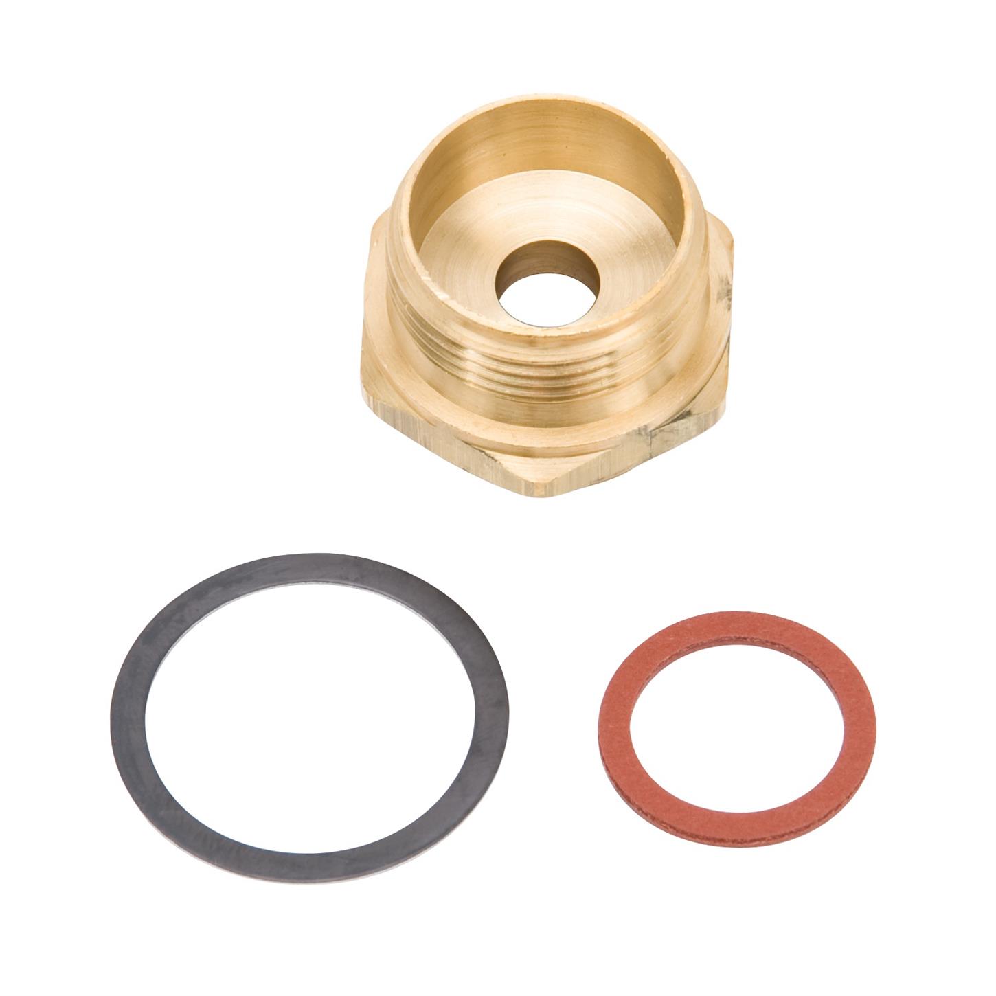 Edelbrock 12415 HDQ Fuel Inlet Fitting, Brass