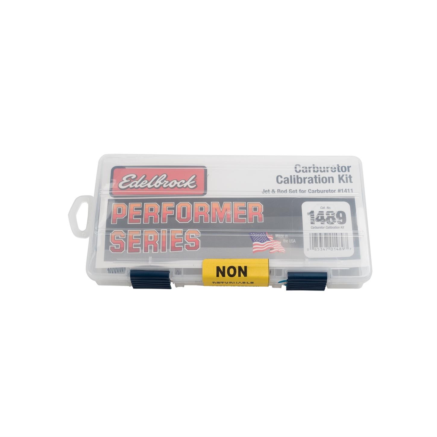 Edelbrock 1489 Performer Carburetor Calibration Kit, 1411