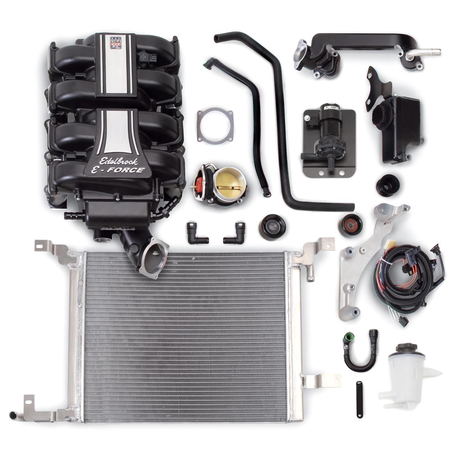 Edelbrock 1587 EForce Ford Competition Supercharger System Kit, 4.6L