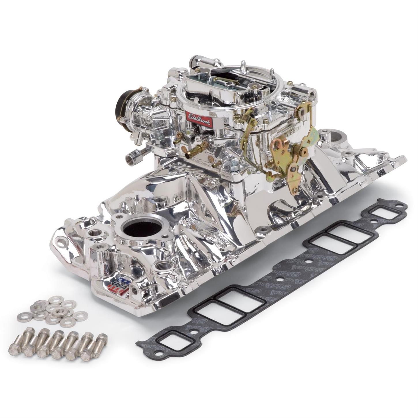 Edelbrock 2004 Performer SingleQuad Intake Manifold/Carb Kit