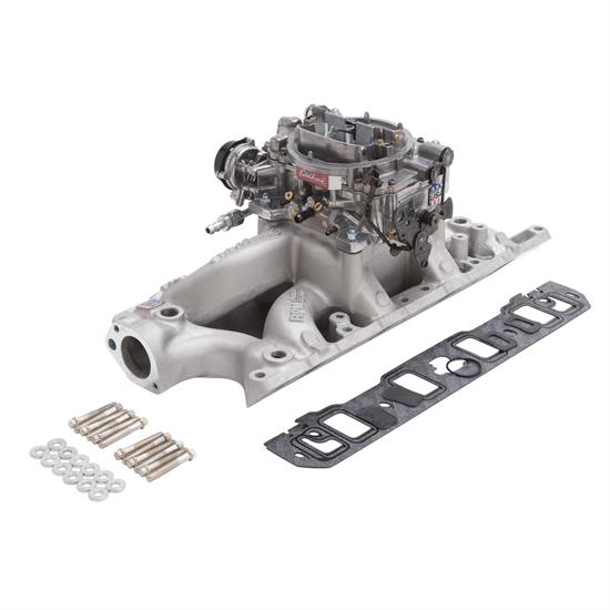 Edelbrock 2033 SingleQuad Intake Manifold/Carburetor Kit