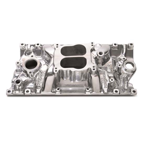 Edelbrock 21161 Performer Vortec Intake Manifold,Polished, Chevy 5.7L