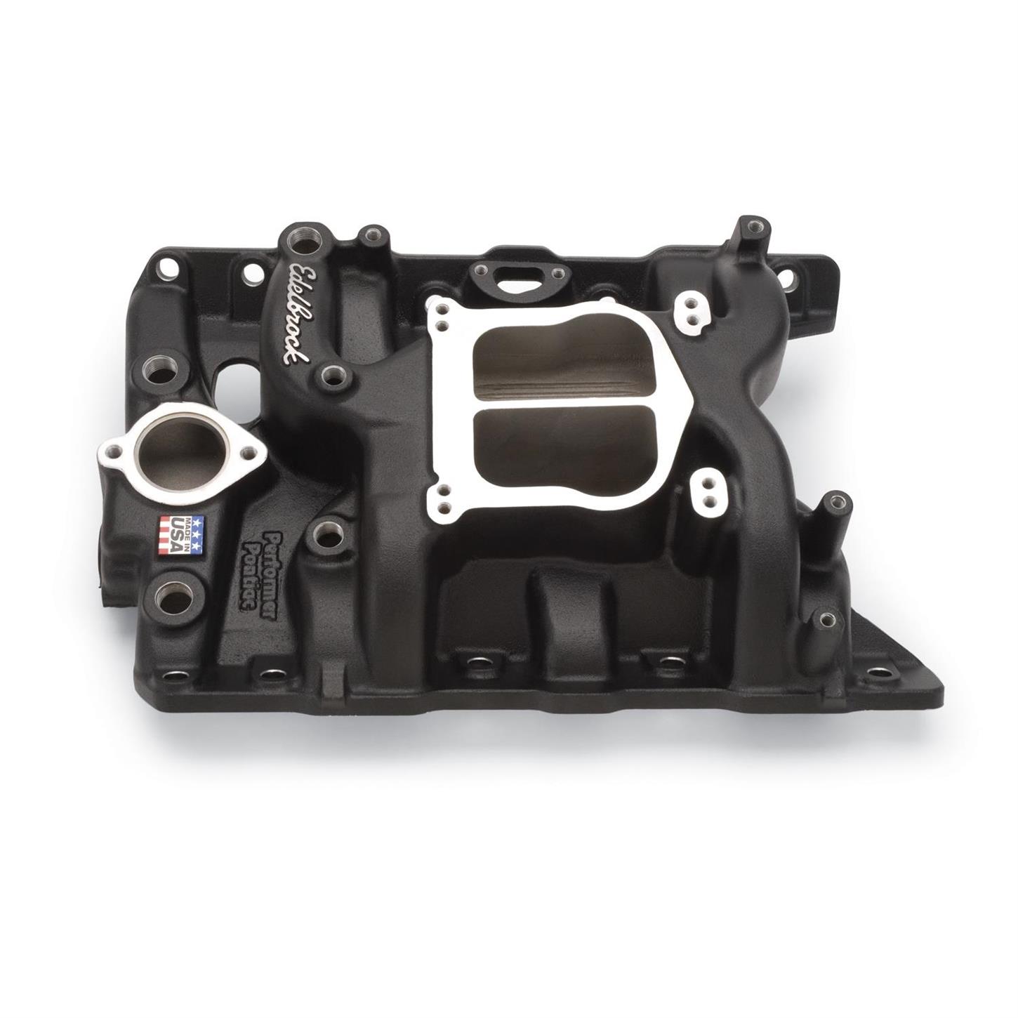Edelbrock 21563 Performer Intake Manifold, Aluminum, Pontiac