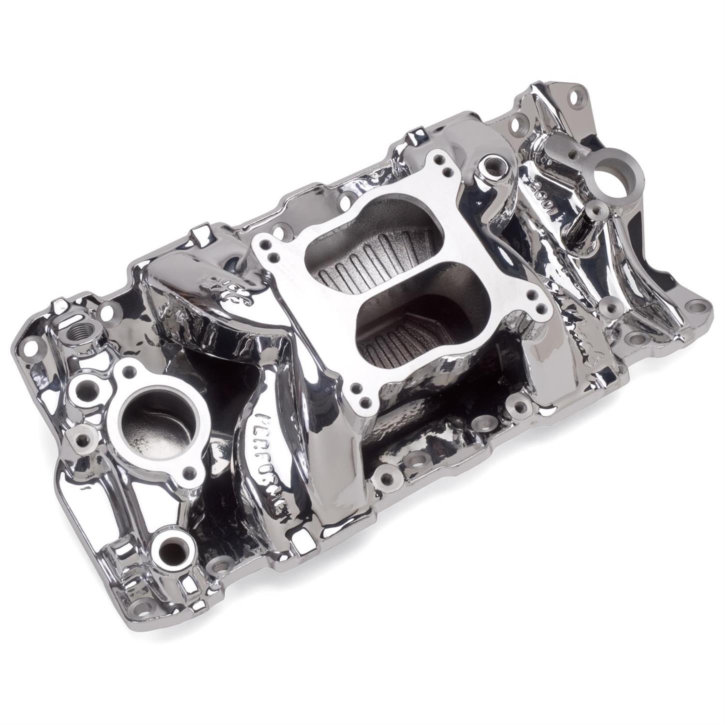 Edelbrock Performer AirGap Intake Manifold Small Block V8 Endurashine