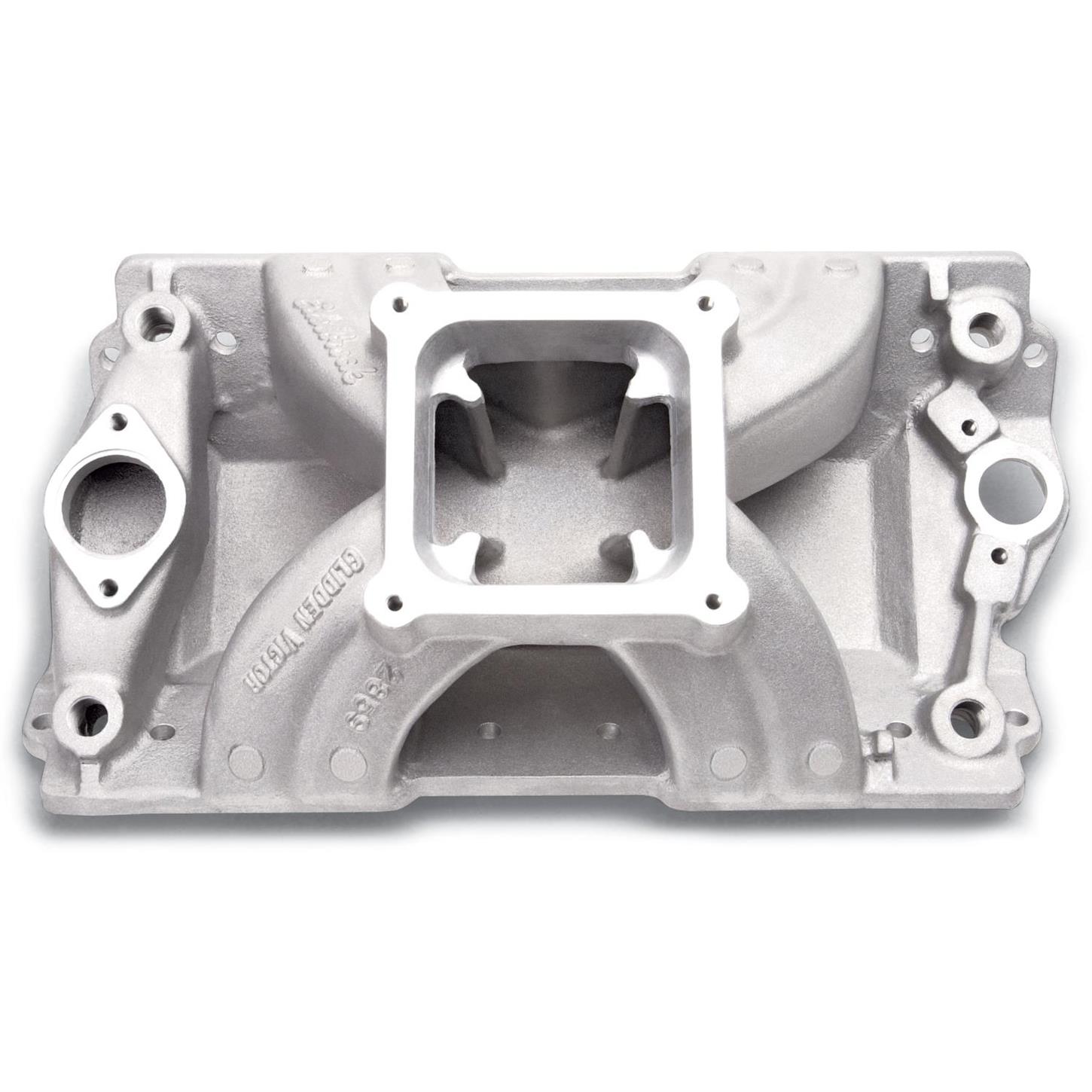 Edelbrock 2859 Victor Glidden 18 deg. Chevy Intake Manifold
