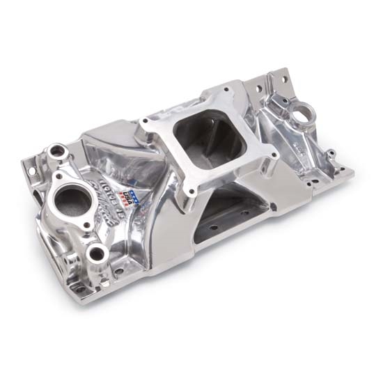 Edelbrock 29751 Victor Jr. Series Intake Manifold, Small Block Chevy