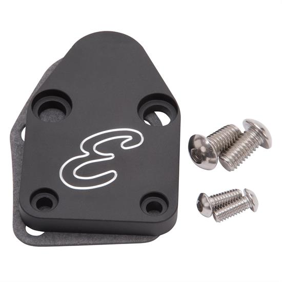 Edelbrock 4020 Fuel Pump BlockOff Plate, S/B Chevy