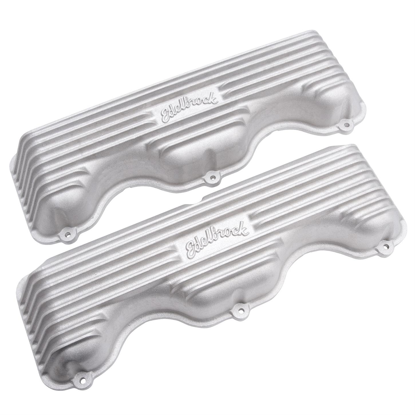 Edelbrock 41409 Classic 348/409 Satin Valve Covers