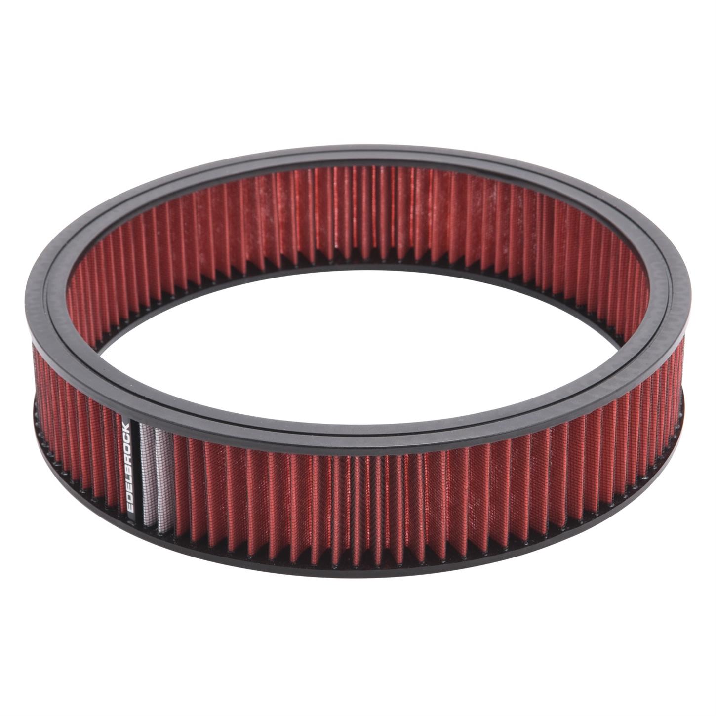 E11-43666 Pro-Flo Round Air Filter Elements for 1987-2000 Dodge, Black
