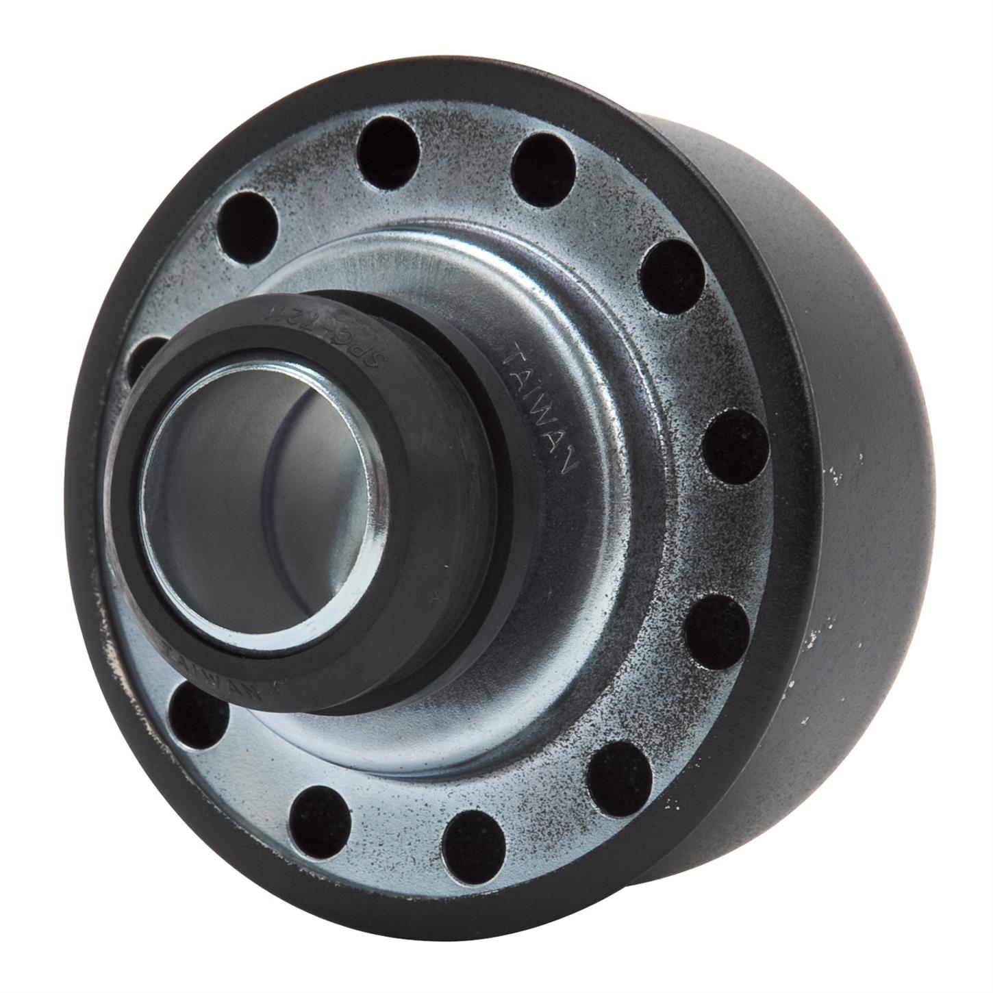 Edelbrock 4403 Oil Breather Cap, Steel, Black, PushIn