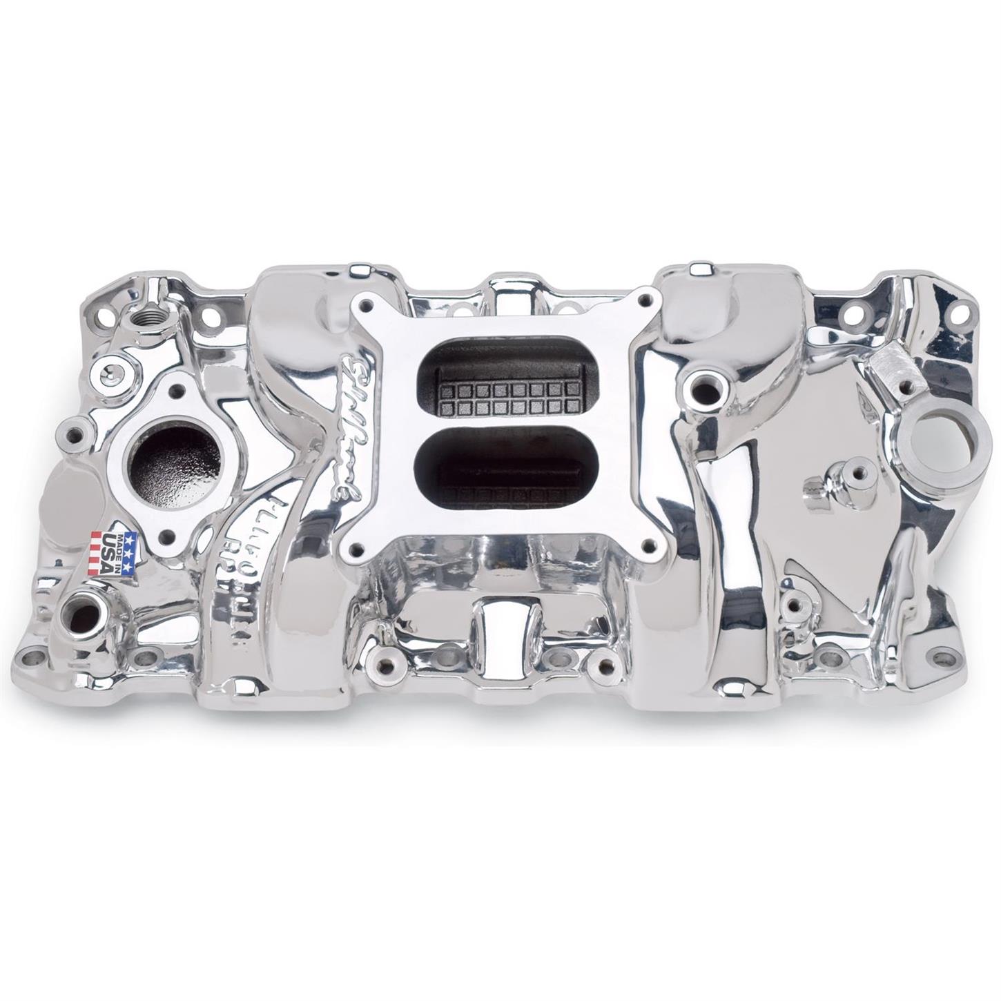 Edelbrock 71014 Performer RPM Endurashine Intake Manifold, S/B Chevy