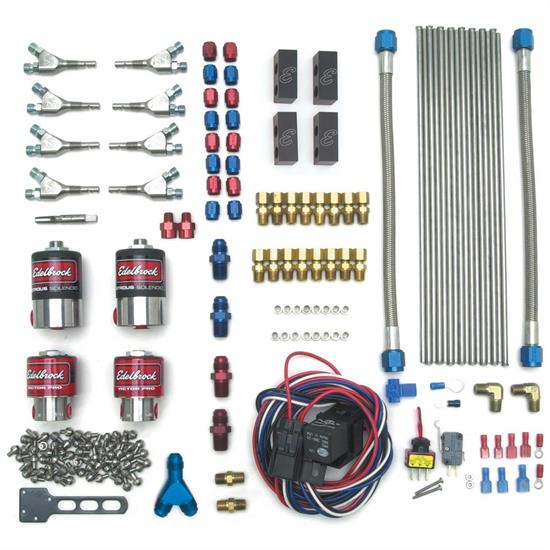 Edelbrock 71850 Super Victor Direct Port Nitrous Kit, 200500 hp