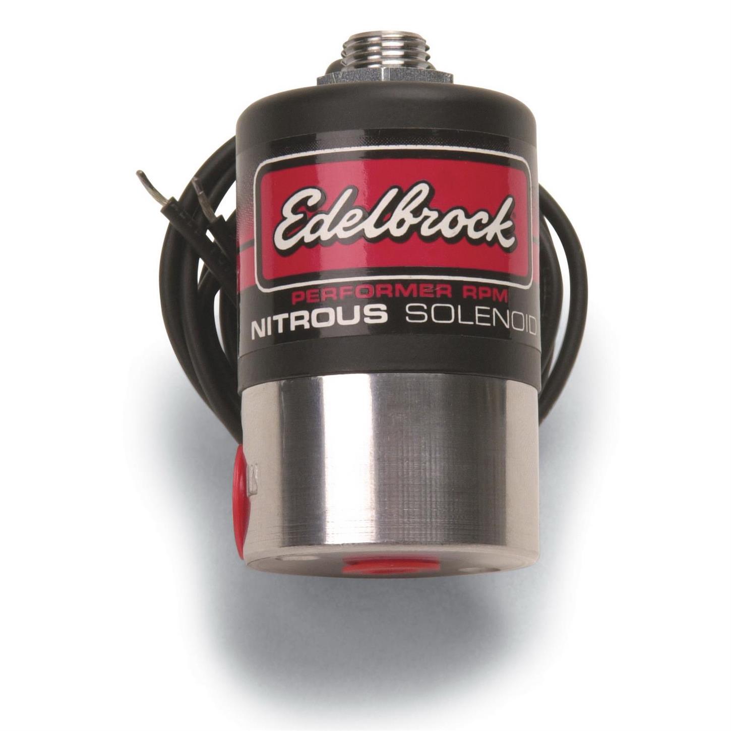 Edelbrock 72002 Victor Pro Bottom Exit Nitrous Oxide Solenoid