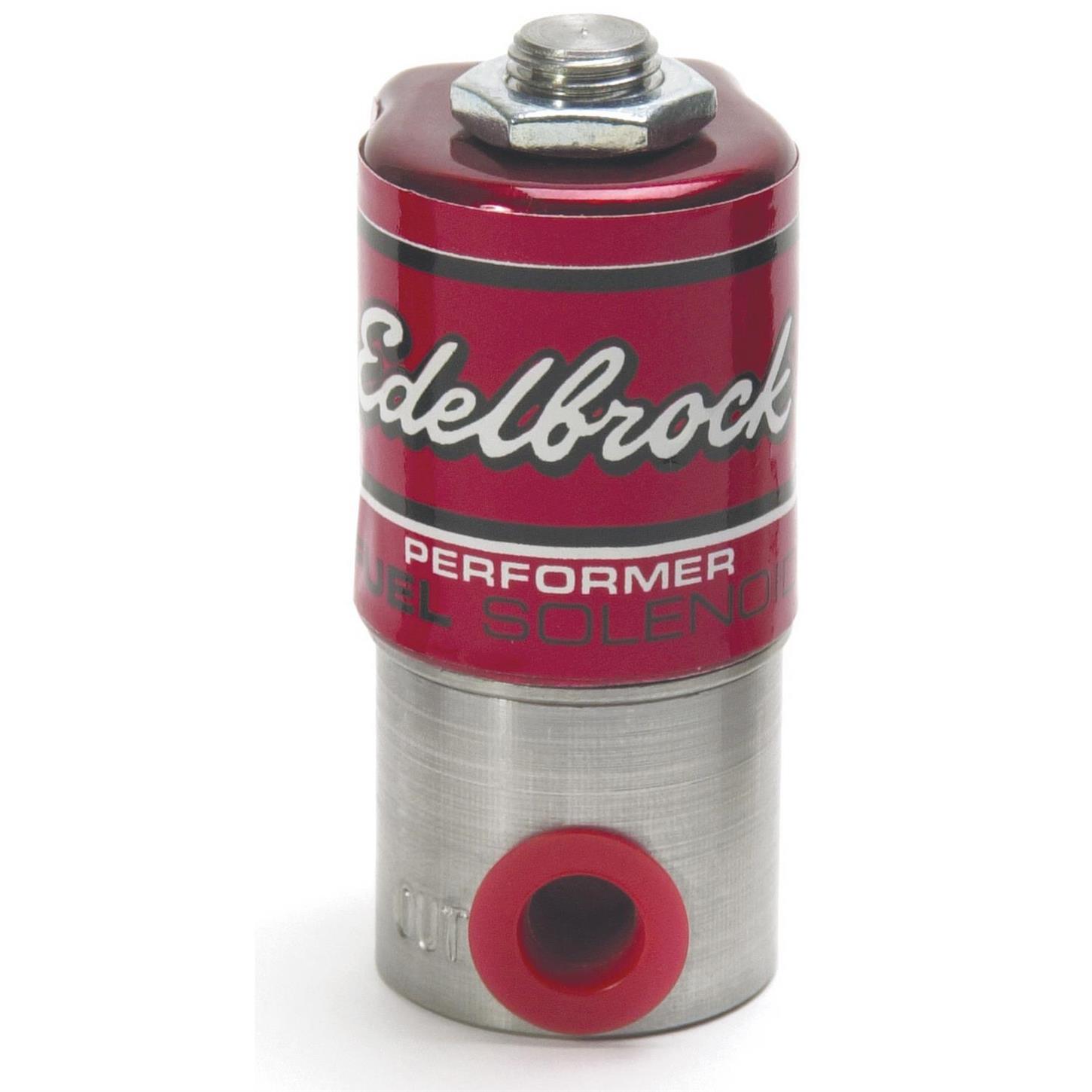 Edelbrock 72050 Victor Pro Nitrous Oxide Fuel Solenoid,Stainless Steel