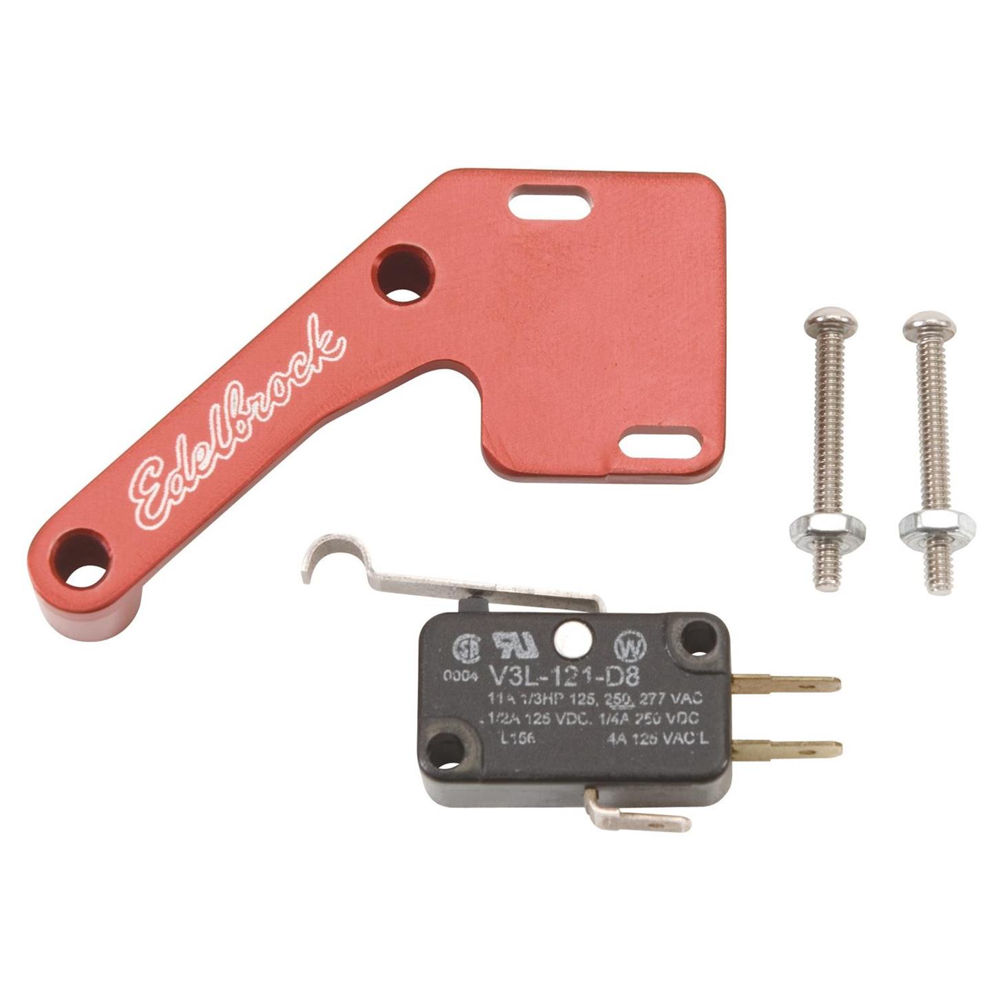 Edelbrock 72277 Nitrous Oxide Micro Switch Bracket, Holley Carb