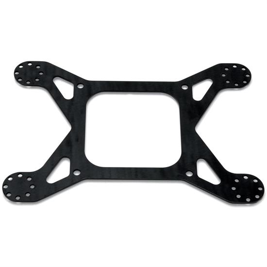 Edelbrock 72286 Nitrous Oxide 4Solenoid Bracket For 4500 Series Carbs