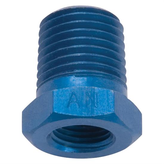 Edelbrock 76567 Pipe Bushing Reducer Hose Fitting, Aluminum