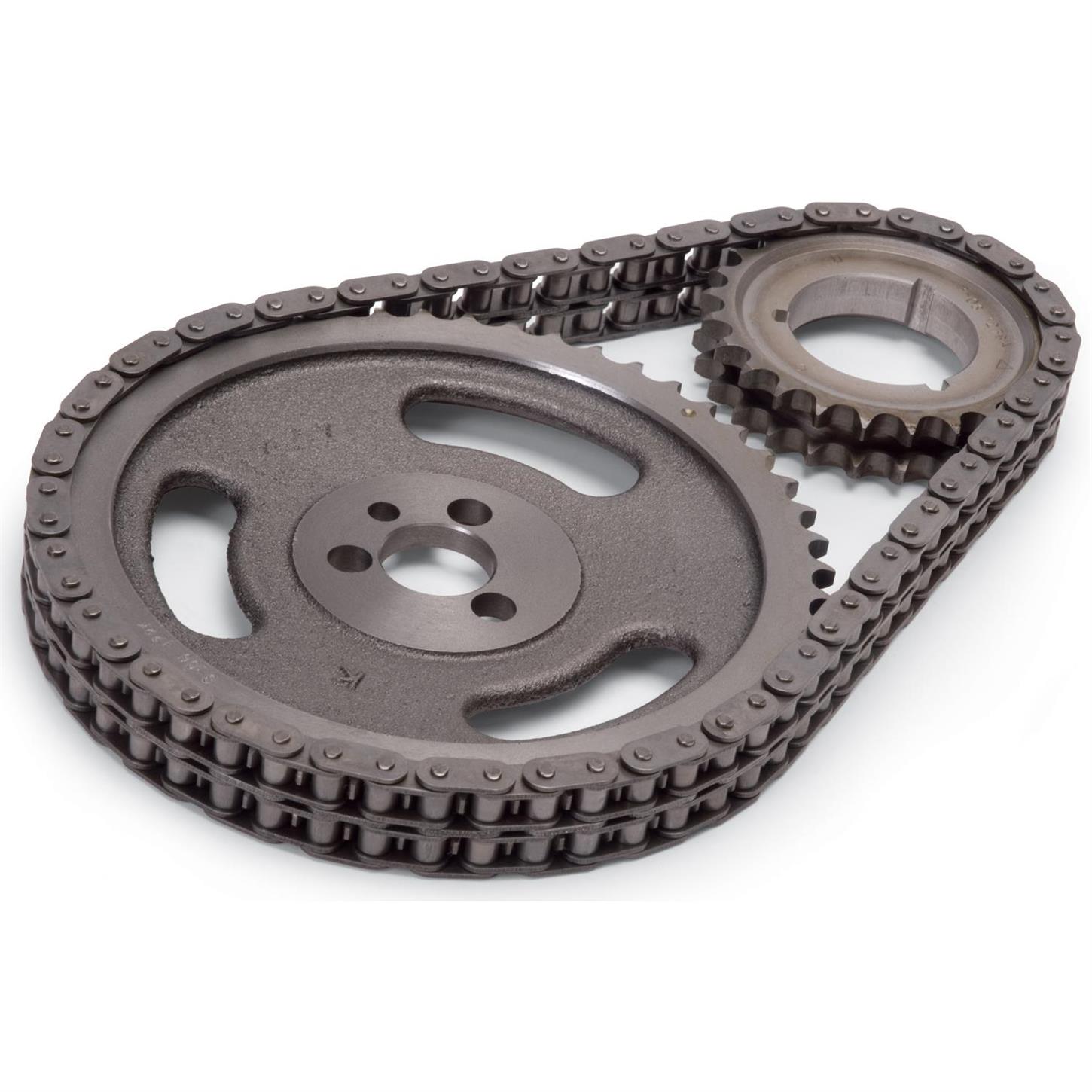 Edelbrock 7810 PerformerLink True Roller Timing Set Chain, BB Chevy