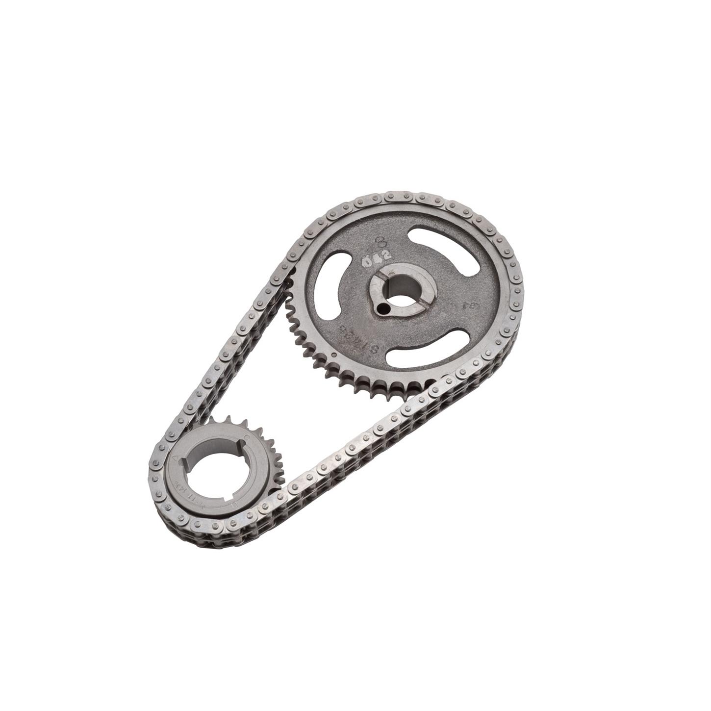 Edelbrock 7830 Performer-Link True Roller Timing Set Chain, Ford